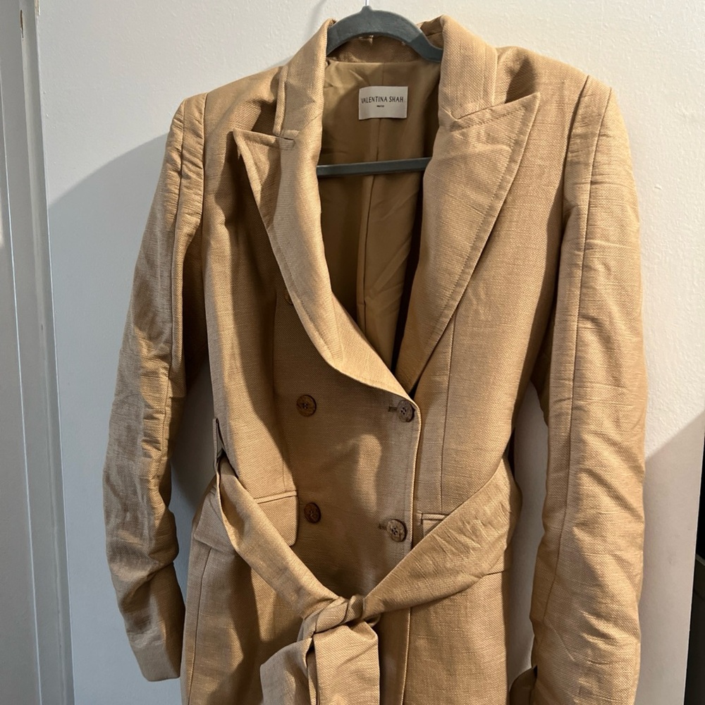 Valentina Shah Camel -Beige Blazer / Jacket Size 4